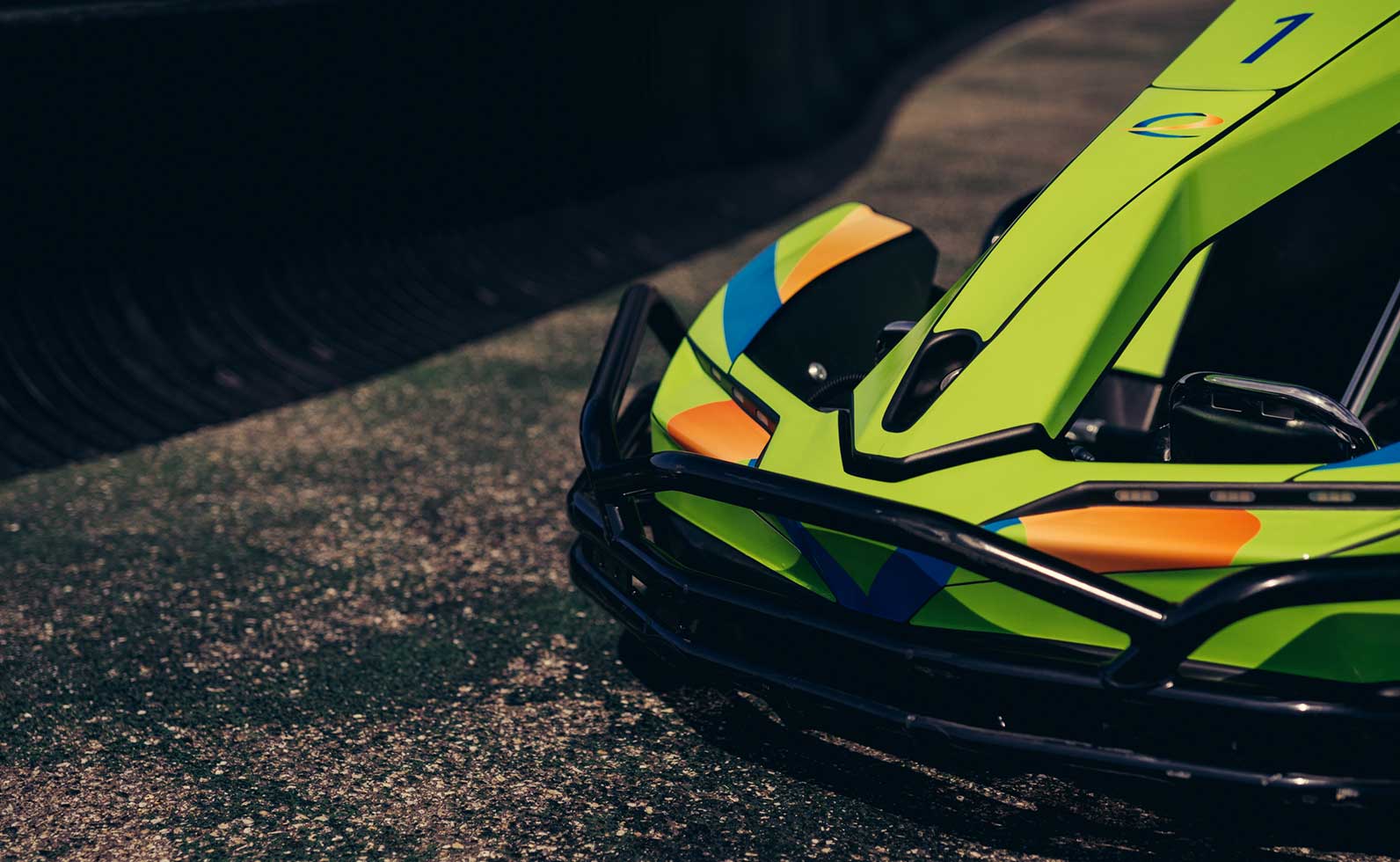 emodrom e-kart auf dem Hockenheimring